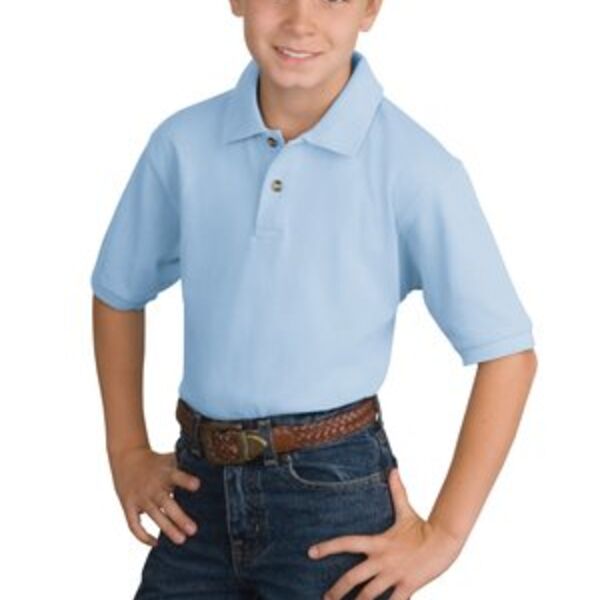 Youth Heavyweight Cotton Pique Polo Thumbnail