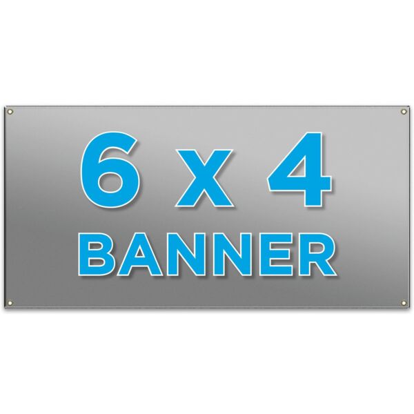Banner 6 ft by 4 ft Thumbnail