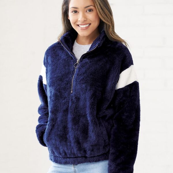 SEW N STICHES - BOXERCRAFT - Women's Remy Fuzzy Fleece Pullover Thumbnail
