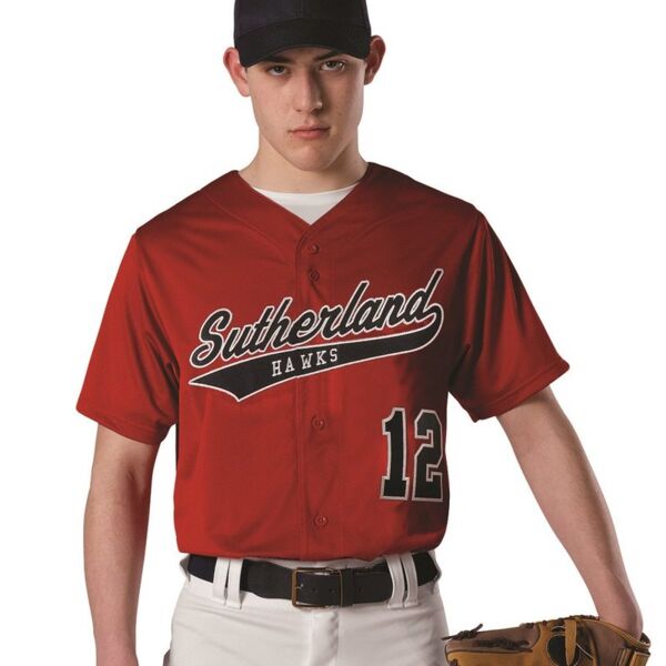 SEW N STITCHES ALLESON ATHLETIC Youth Dura Light Mesh Baseball Jersey Thumbnail